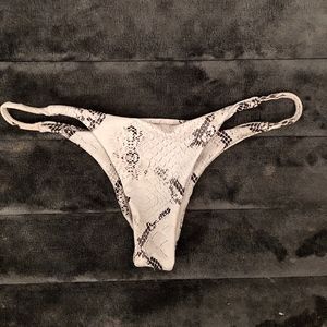 White Fox Boutique Snake Skin Swimwear Bottoms